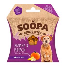 Soopa Vegansk Hunde Snack Banana, Pumpkin & Flaxseed Senior Healthy Bites
